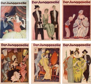 Der-Junggeselle-Titelbilder 1923