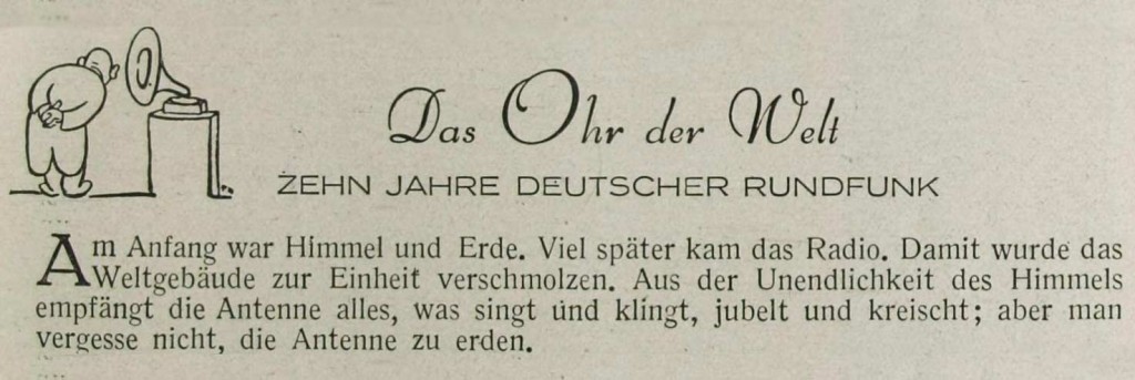 dasOhrDerWelt_1933