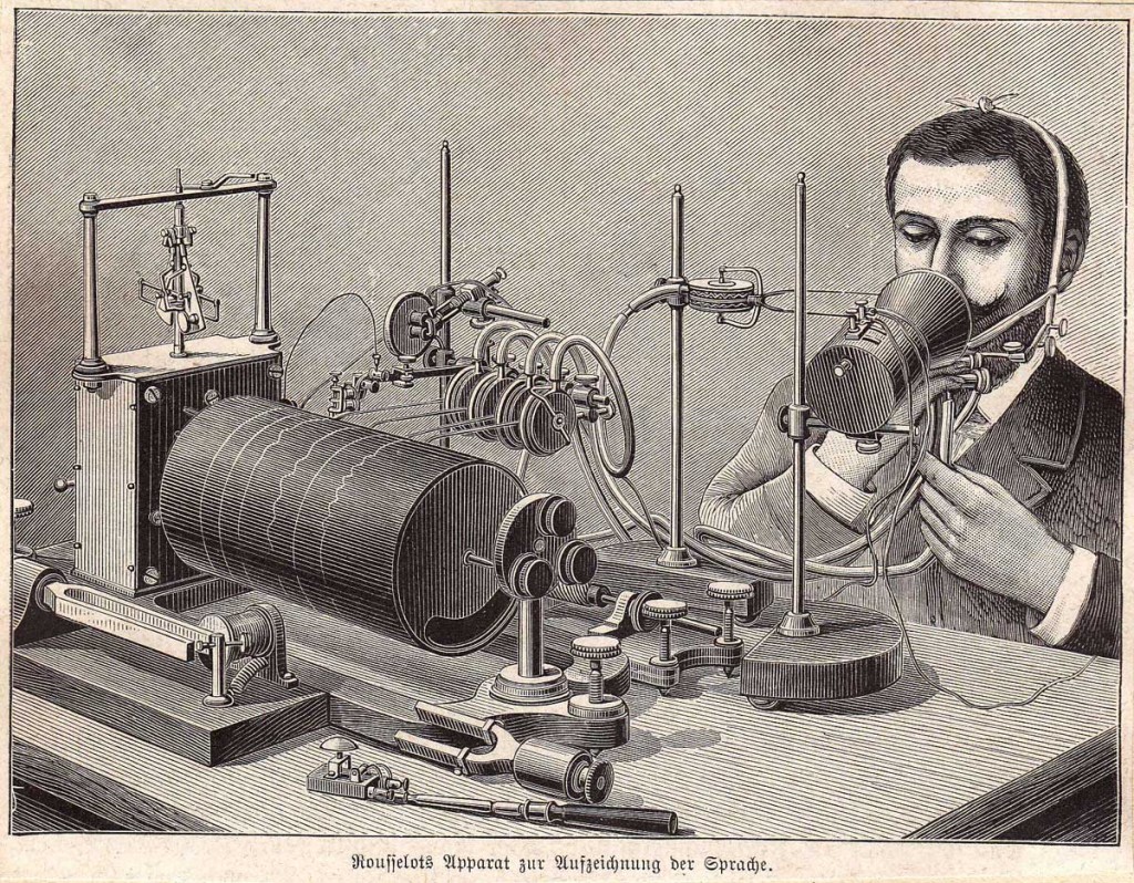 Rousselots-Apparat-zur-Aufzeichnung-der-Sprache