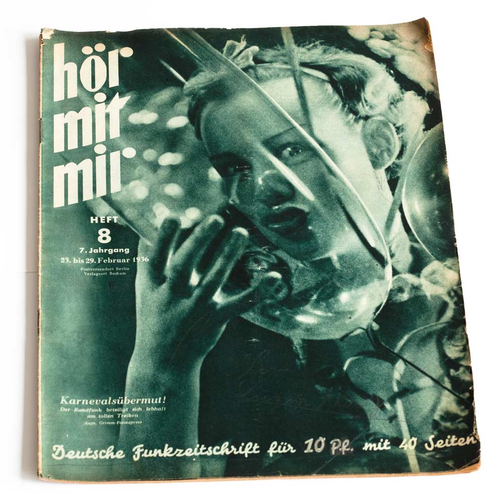 Zeitschrift hör mit mir, 1936
